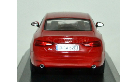 Audi A5 Coupe 2016 Tango Red, масштабная модель, Spark, scale43