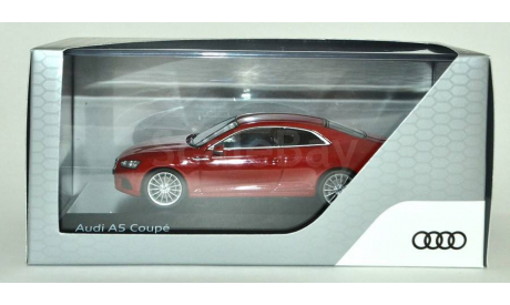 Audi A5 Coupe 2016 Tango Red, масштабная модель, Spark, scale43