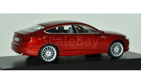 Audi A5 Sportback 2017 Matador Red, масштабная модель, Spark, scale43