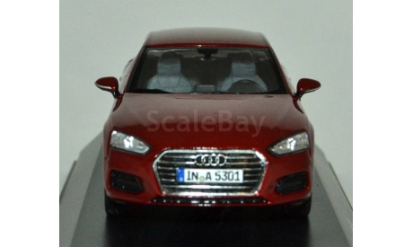 Audi A5 Sportback 2017 Matador Red, масштабная модель, Spark, scale43