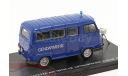 Renault Estafette 800 Gendarmerie Mobile radar, масштабная модель, Hachette, scale43