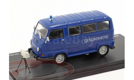 Renault Estafette 800 Gendarmerie Mobile radar, масштабная модель, Hachette, scale43