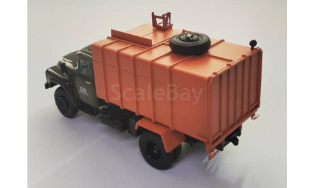 КО-413 (130) поздний хаки оранжевый, масштабная модель, Автоистория (АИСТ), scale43, ЗИЛ