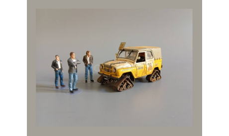 1/43 УАЗ 469 на гусеницах, масштабная модель, Конверсии мастеров-одиночек, scale43