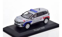 Peugeot 5008 Police Nationale, масштабная модель, Norev, scale43