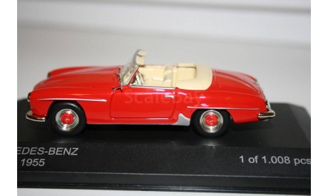 1/43 Mercedes-Benz 190 SL 1955 WHITEBOX, масштабная модель, IXO, scale43