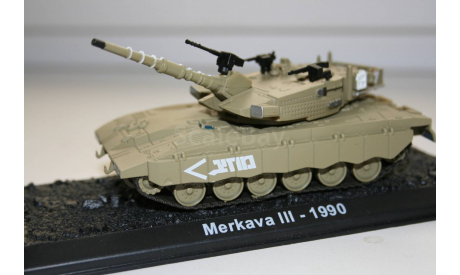 1/72 Merkava 3 Израиль 1990 - Танки Мира №6, масштабные модели бронетехники, арсенал коллекция, scale72