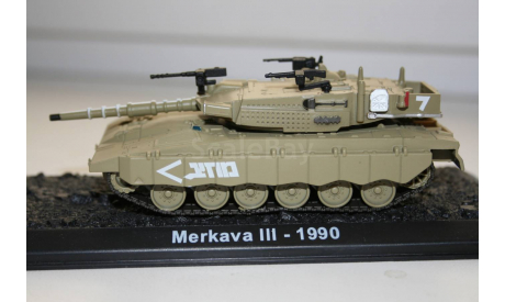 1/72 Merkava 3 Израиль 1990 - Танки Мира №6, масштабные модели бронетехники, арсенал коллекция, scale72