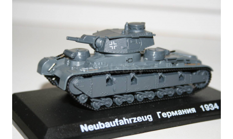 1/72 Neubaufahrzeug Германия 1934- Танки Мира №32, масштабные модели бронетехники, арсенал коллекция, scale43