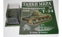1/72 Т-24 СССР 1930- Танки Мира №33, масштабные модели бронетехники, арсенал коллекция, scale43