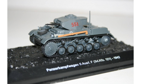 1/72 PzKpfw 2 Ausf.F(Sd.Kfz.121)-1942 Танки Мира №24, масштабные модели бронетехники, Eaglemoss, scale43