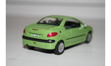1/43 Peugeot 206 CC Купе-Cararama, масштабная модель, Bauer/Cararama/Hongwell, scale43