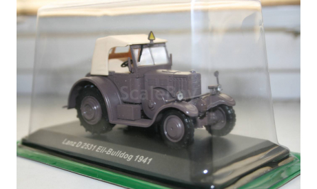 1/43 Lanz D 2531 Eil-Bulldog (1941) ТРАКТОРЫ №118 - HACHETTE, масштабная модель, scale43