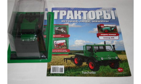 1/43 Unimog 406 - ТРАКТОРЫ №137 HACHETTE, масштабная модель трактора, Тракторы. История, люди, машины. (Hachette collections), scale43