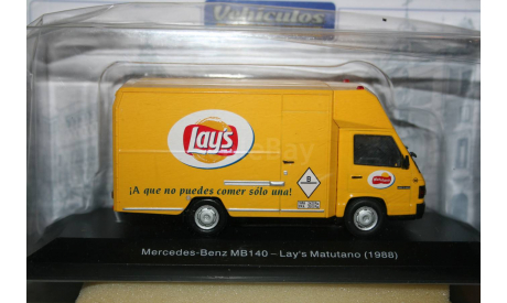 1/43 Mercedes-Benz MB 140 Van «Lay’s Matutano» (1988) «Vehículos-De-Reparto-Y-Servicio-España» №15, масштабная модель, Altaya, scale43