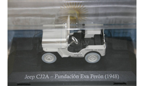 1/43 Jeep CJ2A-Fundacion Eva Peron(1948)- Аргентина - ALTAYA, масштабная модель, scale43