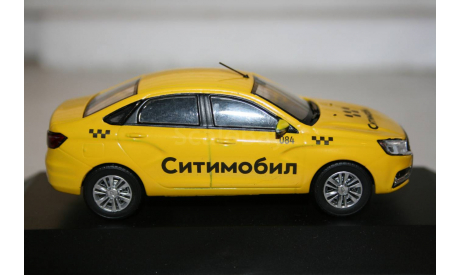 1/43 LADA VESTA-ЛАДА ВЕСТА Такси- Ситимобил - Конверсия, масштабная модель, DeAgostini, scale43