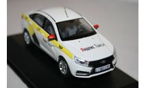 1/43 LADA VESTA-ЛАДА ВЕСТА Такси- Яндекс - Конверсия, масштабная модель, DeAgostini, scale43