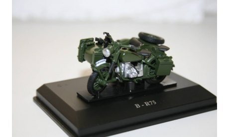 1/43 BMW R75 motorcycle with side -бокс-Cararama(Hongwell), масштабная модель, scale43