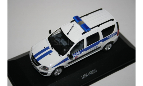 1/43 LADA LARGUS Полиция - Конверсия, масштабная модель, DeAgostini, scale43