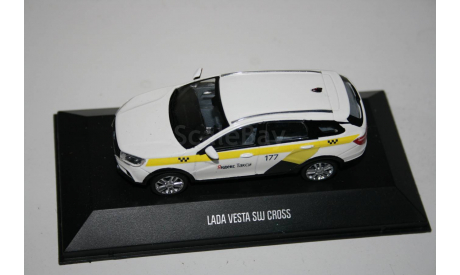 1/43 LADA VESTA SW CROSS Такси- Яндекс - Конверсия, масштабная модель, DeAgostini, scale43