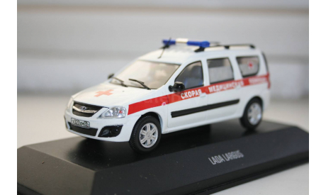 1/43 LADA LARGUS Скорая помощь - Конверсия, масштабная модель, ВАЗ, DeAgostini, scale43