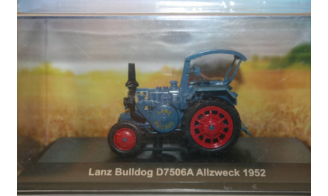 1/43 Lanz Buldog D7506A Allzweck (1952) ТРАКТОРЫ №57 - HACHETTE, масштабная модель, scale43