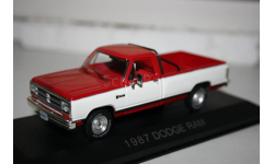 1/43 DODGE RAM(1987)LIMITED IDITION FOR MODEL CAR.COM 1 -500 шт (Редкая)Red/whtie - PREMIUM X