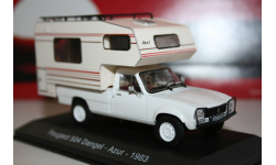 1/43 Peugeot 504 Dangel-Azur-1983- Hachette №8 Camping-cars