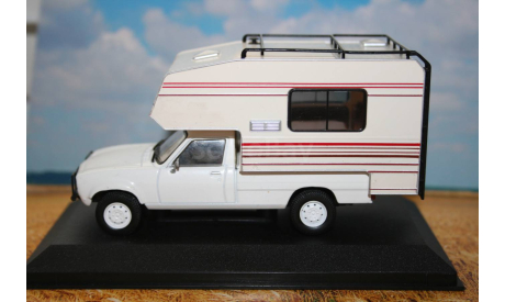 1/43 Peugeot 504 Dangel-Azur-1983- Hachette №8 Camping-cars, масштабная модель, scale43