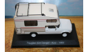 1/43 Peugeot 504 Dangel-Azur-1983- Hachette №8 Camping-cars, масштабная модель, scale43