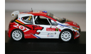 1/43 Peugeot 207 S2000 #2 (Nicolas Voullloz-Nicolas Klinger) Rallye d Ypres 2008 ALTAYA, масштабная модель, scale43