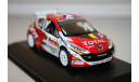 1/43 Peugeot 207 S2000 #2 (Nicolas Voullloz-Nicolas Klinger) Rallye d Ypres 2008 ALTAYA, масштабная модель, scale43