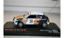 1/43 Seat Ibiza 1.5 GLX Gr.B #28 (Jose Luis Granta-Toas Morales) Rally Catalunya 1986 ALTAYA, масштабная модель, scale43