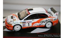 1/43 Mitsubishi Lancer Evo IX #1 (Dani Sola-Oscar Sanchez) Rallye de Tierra de Cabanas 2007 ALTAYA, масштабная модель, scale43