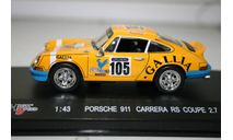 1/43 Porsche 911 carrera RS Coupe 2.7 #105-Rally,1973 HIGH SPEED, масштабная модель, 1:43