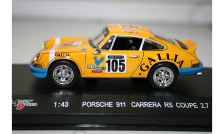 1/43 Porsche 911 carrera RS Coupe 2.7 #105-Rally,1973 HIGH SPEED, масштабная модель, scale43