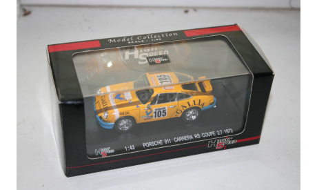1/43 Porsche 911 carrera RS Coupe 2.7 #105-Rally,1973 HIGH SPEED, масштабная модель, scale43