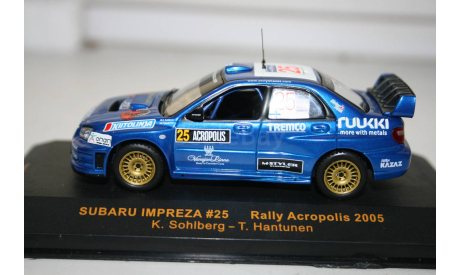 1/43 Subaru Impreza #25-Rally Acropolis,2005 RAM199 IXO, масштабная модель, IXO Rally (серии RAC, RAM), scale43