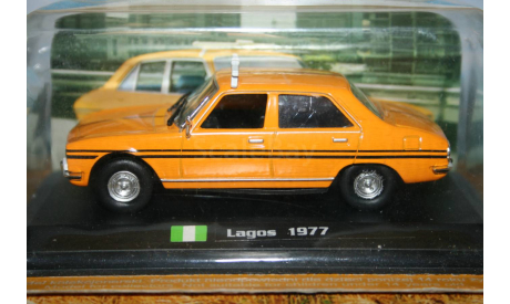 1/43 Peugeot 504 - Lagos 1977 - Taxi - Amercom, масштабная модель, Altaya Taxi, scale43