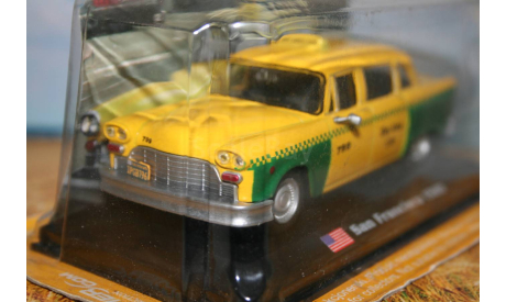 1/43 Checker - San Francisco 1980 - Taxi - Amercom, масштабная модель, Altaya Taxi, scale43