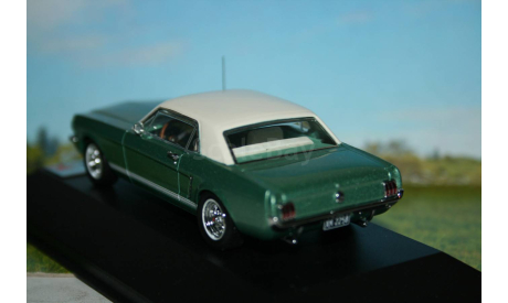 1/43 FORD MUSTANG 1965, Metallic Green/White -PRD232 - PREMIUM X, масштабная модель, scale43