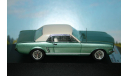 1/43 FORD MUSTANG 1965, Metallic Green/White -PRD232 - PREMIUM X, масштабная модель, scale43