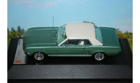 1/43 FORD MUSTANG 1965, Metallic Green/White -PRD232 - PREMIUM X, масштабная модель, scale43