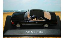 1/43 Mercedes-Benz 500 SEC(W126) Baujahr 1981 - IXO/ALTAYA, масштабная модель, scale43