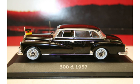 1/43 MERCEDES-BENZ 300 (W189) Konrad Adenauer année de construction 1957-1962 noir- IXO, масштабная модель, scale43