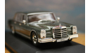 1/43 MERCEDES-BENZ 600 (W100) Baujahr 1963-1981 pinien grün - IXO, масштабная модель, scale43