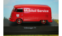 1/43 VW - Volkswagen T1 Kasten-Mobiloil Service- Limited Edition 1000-SCHUCO, масштабная модель, scale43