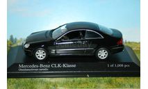 1/43 Mercedes-Benz CLK-Klasse Coupe 2001 Black metallic - MINICHAMPS, масштабная модель, scale43