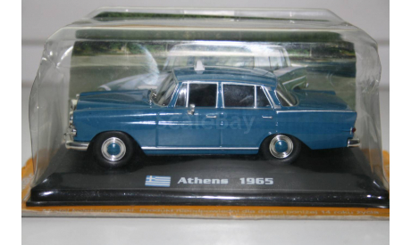 1/43 Mercedes-Benz 200D - Athens 1965 - Taxi - Amercom, масштабная модель, scale43